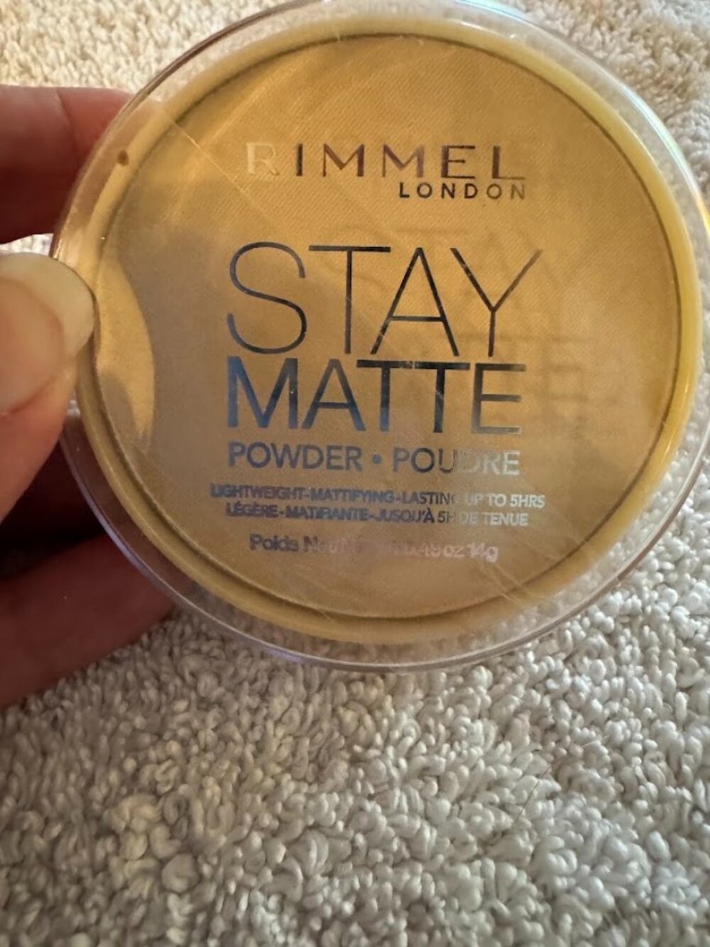 Rimmel London Stay Matte Pressed Powder 001 Transparent